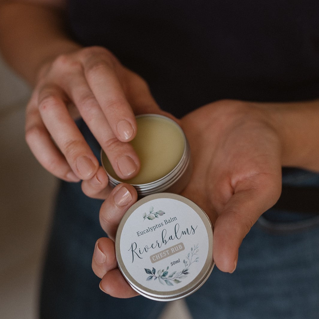 Riverbalms Eucalyptus Chest Balm made from 100% natural ingredients