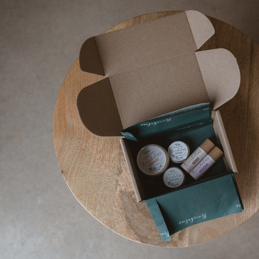 The Nourish & Hydrate Bundle includes a delightful variety of lip balms and eucalyptus balm to keep you comforted and hydrated.
