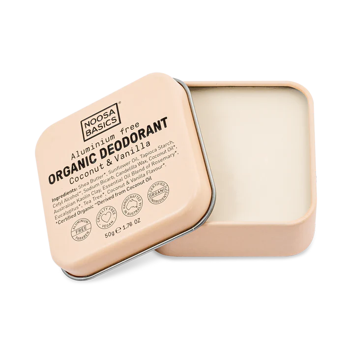 Noosa Basics Organic Deodorant | Coconut and Vanilla